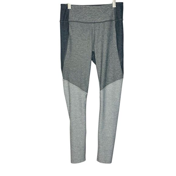 Outdoor Voices Leggings Women’s Small Gray Graphite / Ash / Dove 7/8 Tri-Tone - Picture 1 of 4